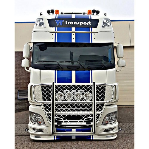 [2DFXF06OS2N] Bumper Spoiler for DAF XF106 | Type 1 | 2 Lightholes