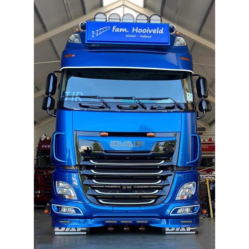 [2DFXF06OS5NT2] Bumper Spoiler for DAF XF106 | Type 2 | 5 Lightholes