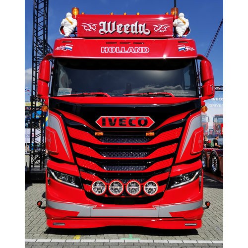 [2IVSWAYBSNG2] Bumper Spoiler for Iveco S-Way | 2 Lightholes