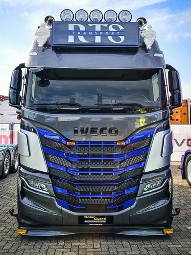 [2IVSWAYBSTLG] Bumper Spoiler for Iveco S-Way | 2x Yellow Talmu