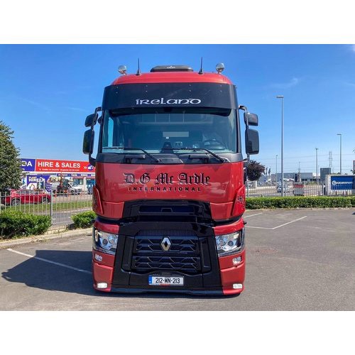 [2RNTSXXOSTLT2W] Bumper Spoiler for Renault T Series | Type 2 | 2x White Talmu