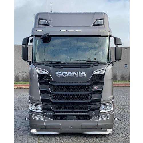 [2SCNGOSXSTLW] Bumperspoiler voor Scania NextGen met Lage Bumper | Type 1 | 2x Witte Talmu