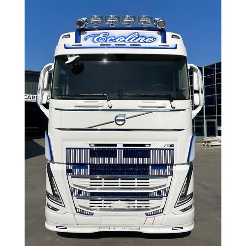 [2VFH4XXOS5N] Bumperspoiler voor Volvo FH4/4B | Type 1 | 12cm Dieper | 5 Lampgaten