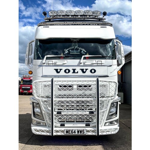 [7VFH4CPXLN2] Sunvisor XXL for Volvo FH4 | 2 Top Lightholes