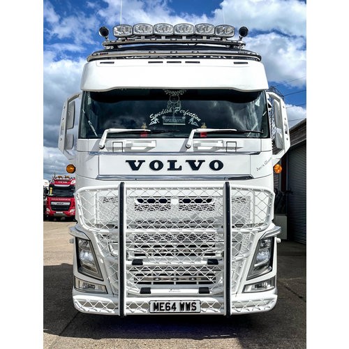 [7VFH4CPXLN5] Zonneklep XXL voor Volvo FH4 | 5 Lampgaten Boven