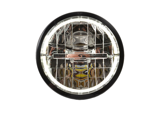 [2607000870] FULL LED verstraler rond 230mm 12/24v met ring als stadslicht
