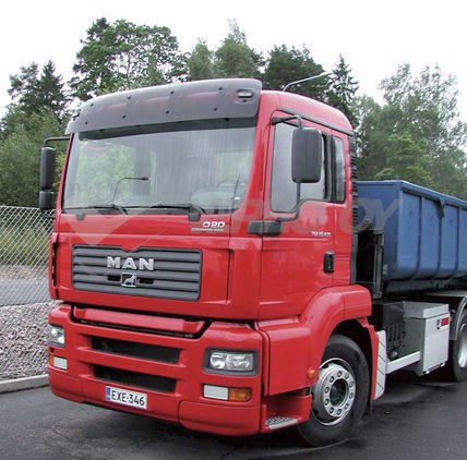 [1507117472] MAN TGA/TGS M/L & TGL L 2004+ Smalle Cabine & Standaard Dak Zonneklep