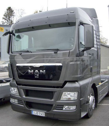 [1507119472] Sunvisor for MAN TGX XLX Wide Cabin, Medium & High Roof