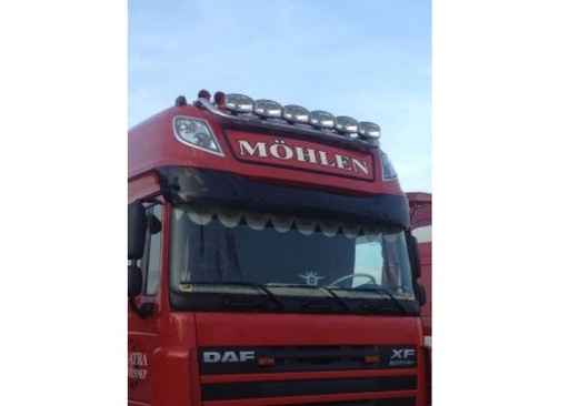 [1501010612] Kunststof verlengde Zonneklep voor DAF XF 105/106