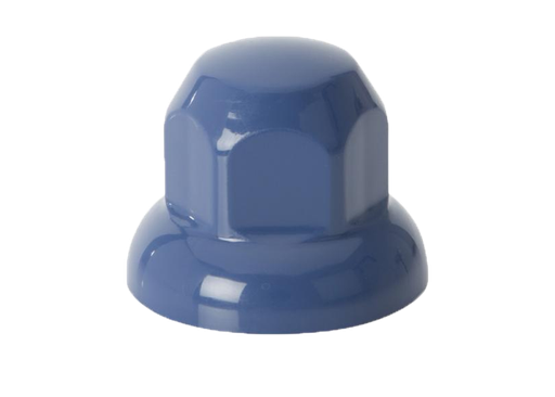 [2707203200B] (32mm) Kunststof blauwe wielmoerdoppen (20 stuks)