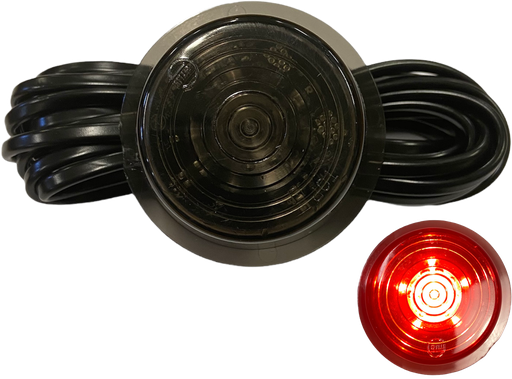 [71230796B] Gylle Side Marker 6-LED Red | Black-Line