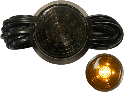 [71230795B] Gylle Side Marker 6-LED Amber | Black-Line