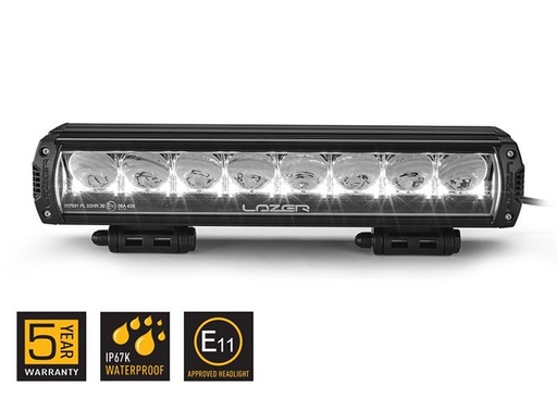[2607001000] Lazer Triple-R 1000 LED Black + Pos.light 9-32V | 90W | IP67 | 8200 Lumen  W410xH73xD103mm (Width 103mm with supp.) 