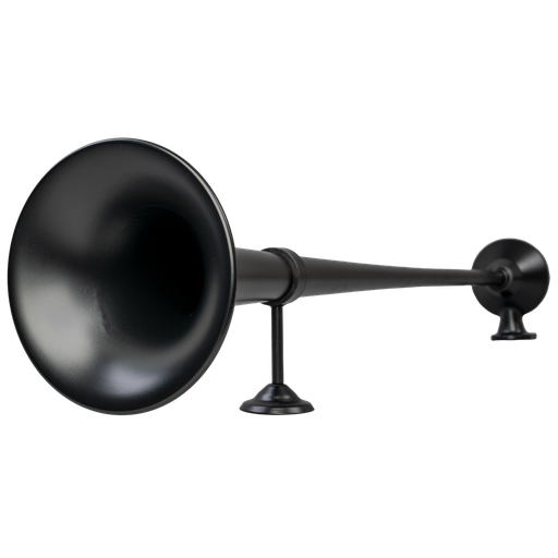 [1707950180B] "The Black Edition" - Zwarte messing Nedking luchthoorn 950mm