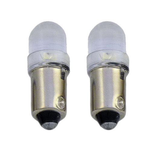 [26071SMD32VW] BA9 Hi Power LED Lamps "Sidelight" | White | Set of 2 Pieces
