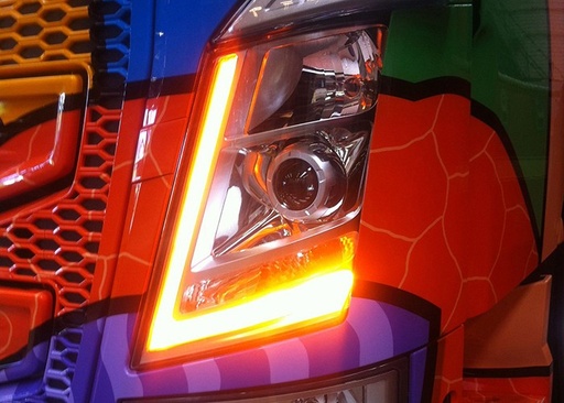 [2607240785] DRL LED Unit Set for Volvo FH4 up to 06-2015 | Amber