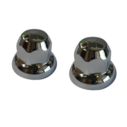 [2707303200] 20-Pack Plastic Wheel Nut Covers Chrome | Ø32mm