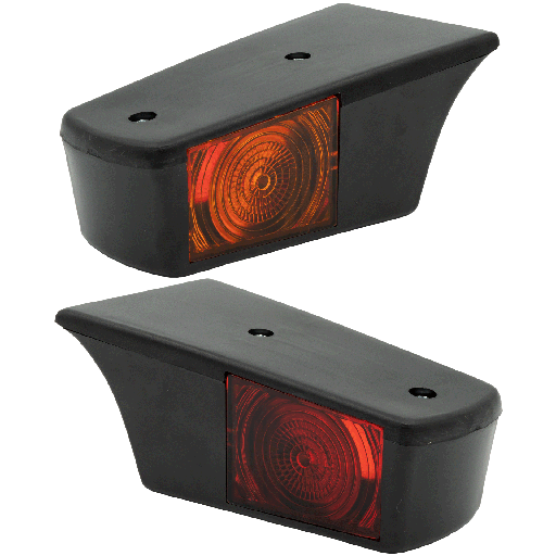 [26060256] Old School Roof Marker Light | Red/Amber