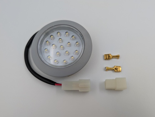 [2607310101] LED Interior Lamp 24V Ø55mm | White