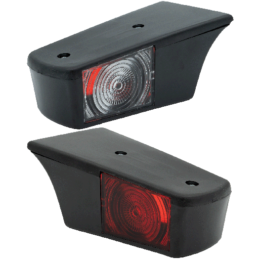 [26060255] Old School Toplamp Scania 2-Serie Rood/Wit