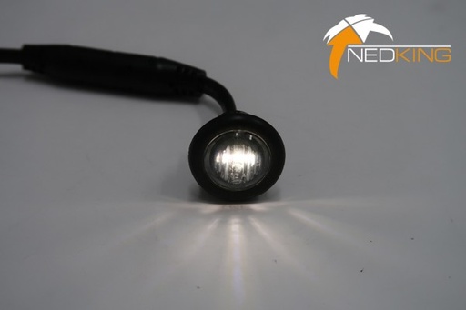 [2607238] Positielicht Rond LED - Wit Smoke Glas