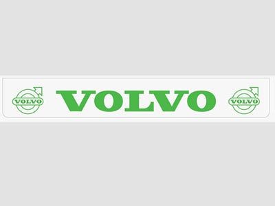 [150800909] Mudflap Rear Bumper for Volvo | White with Green print | 238x35cm