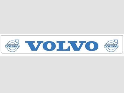 [150800910] Witte bumper spatlap + blauwe opdruk Volvo